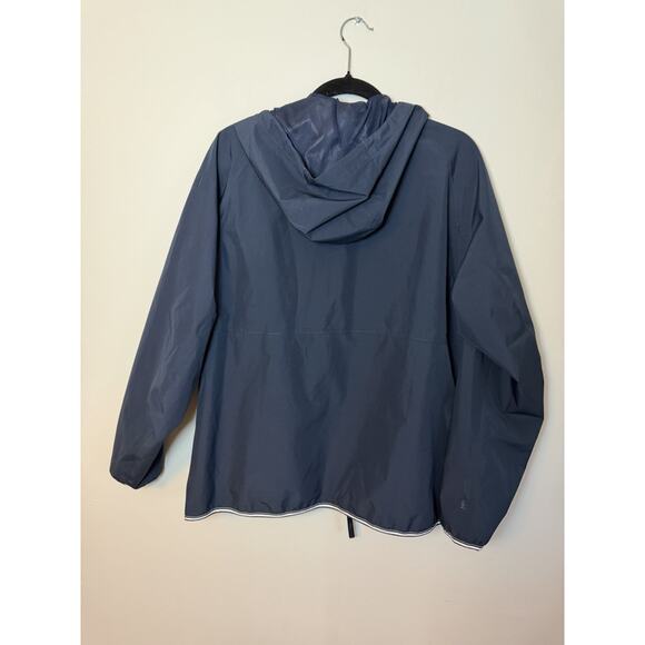 Helly Hansen Women's Koster Rain Jacket XL Navy Hooded Waterproof Rain Coat NWT - Picture 12 of 15